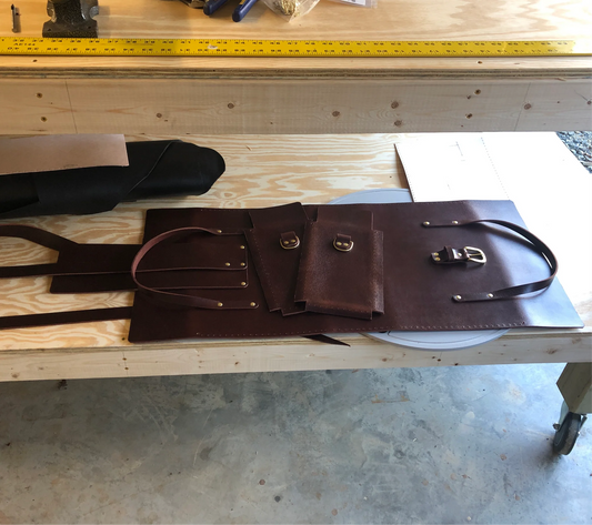 Custom Leather SUITCASE