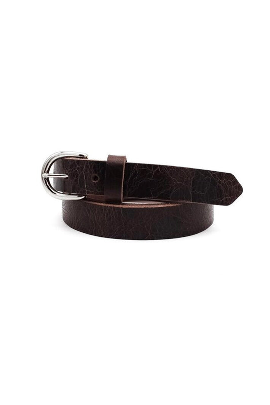 The Dress Belt - Antique Brown Buffalo