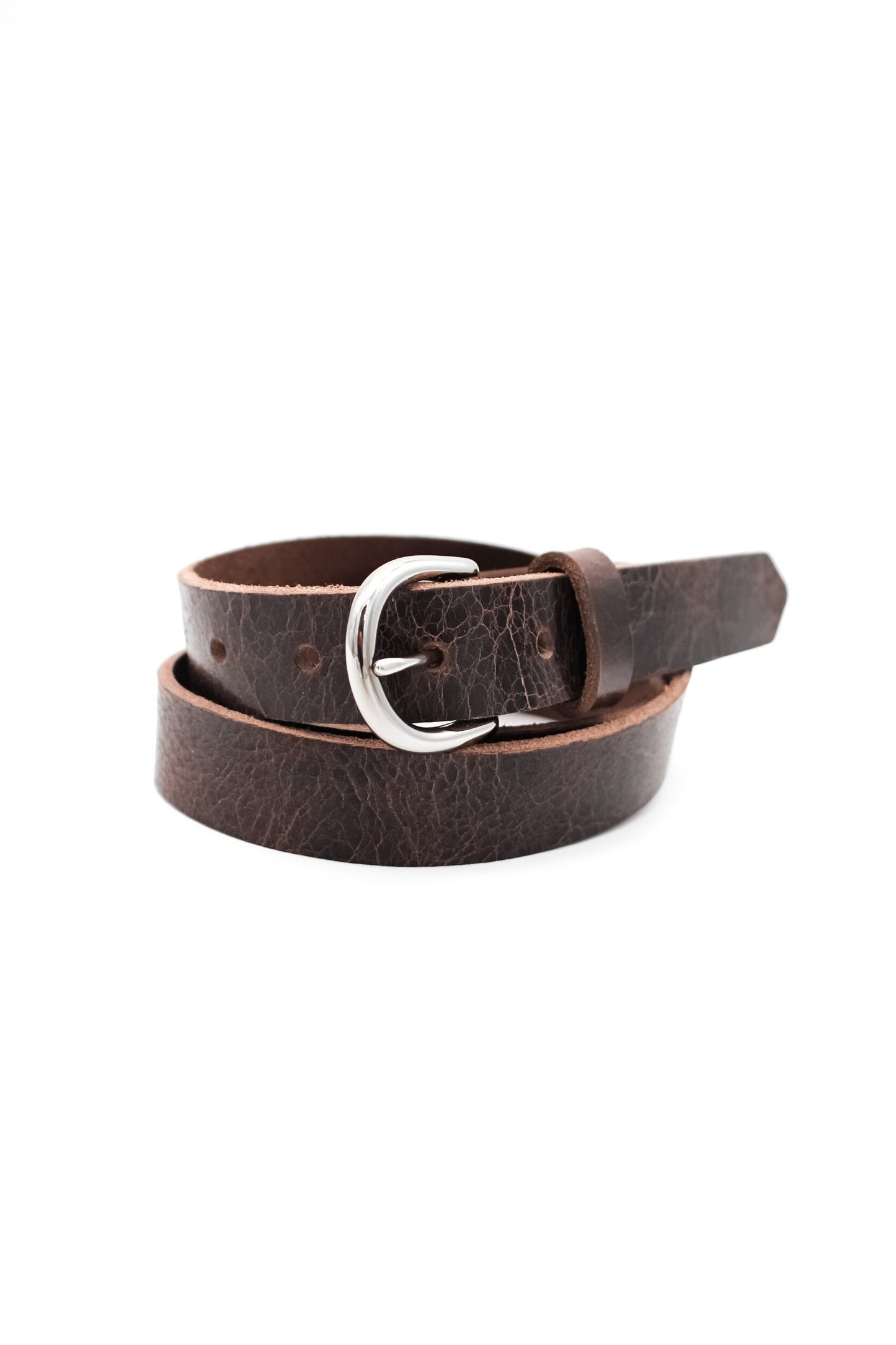 The Dress Belt - Antique Brown Buffalo