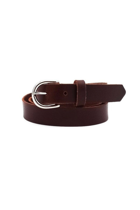 The Dress Belt - Buffalo Mahogany