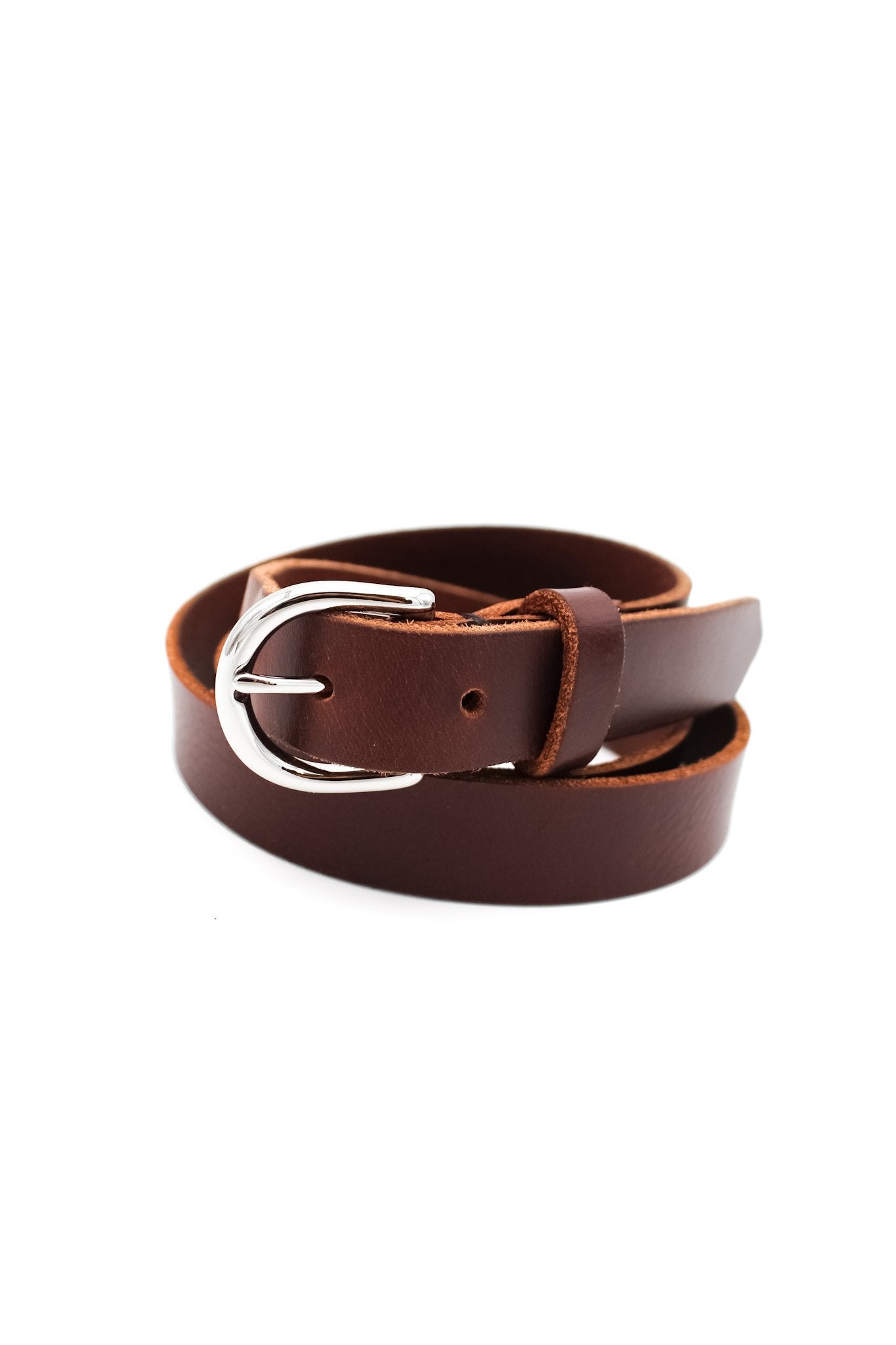 The Dress Belt - Buffalo Mahogany