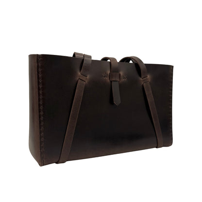 The Maria Tote - English Brown