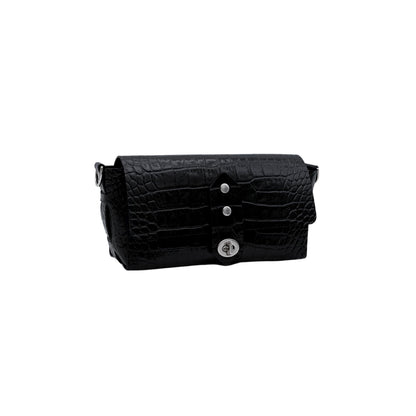 The Chanel - Limited Black Croc Embossed