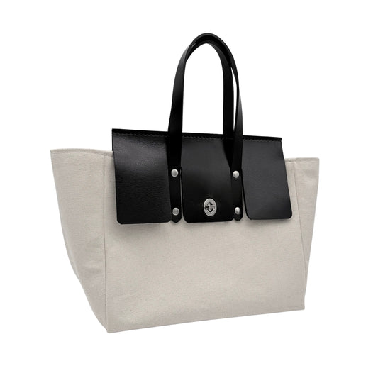 The Wembley - Natural Canvas / Buffalo Black