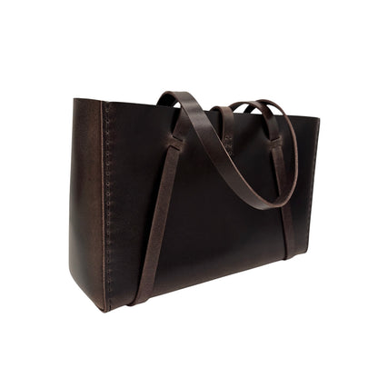The Maria Tote - English Brown
